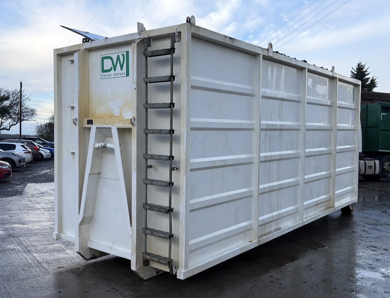 30m3 Hook lift water / holding tank - Back from Hire Grab a Bargain ...